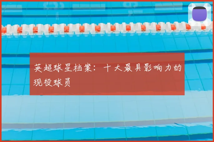 英超球星档案：十大最具影响力的现役球员
